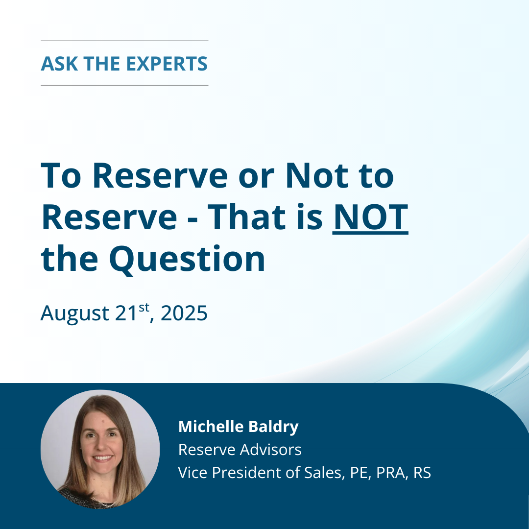 To Reserve or Not to Reserve - That is NOT the Question